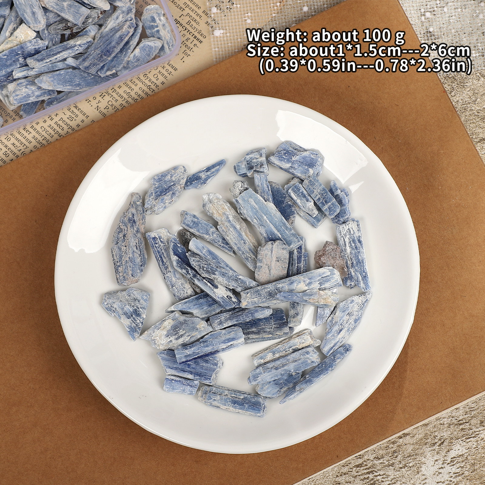 Blue Crystal Strips - 100g Vintage Boxed 