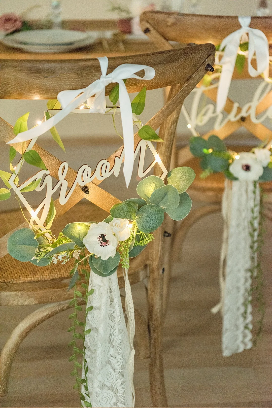 Couple Chair Floral Decor