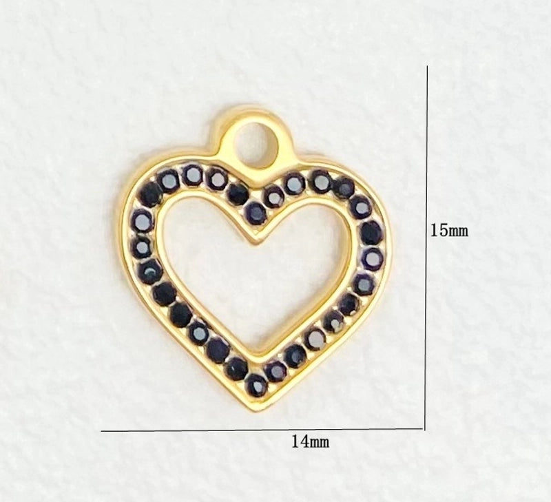 1 Piece 304 Stainless Steel Solid Color Jewelry Accessories Pendant