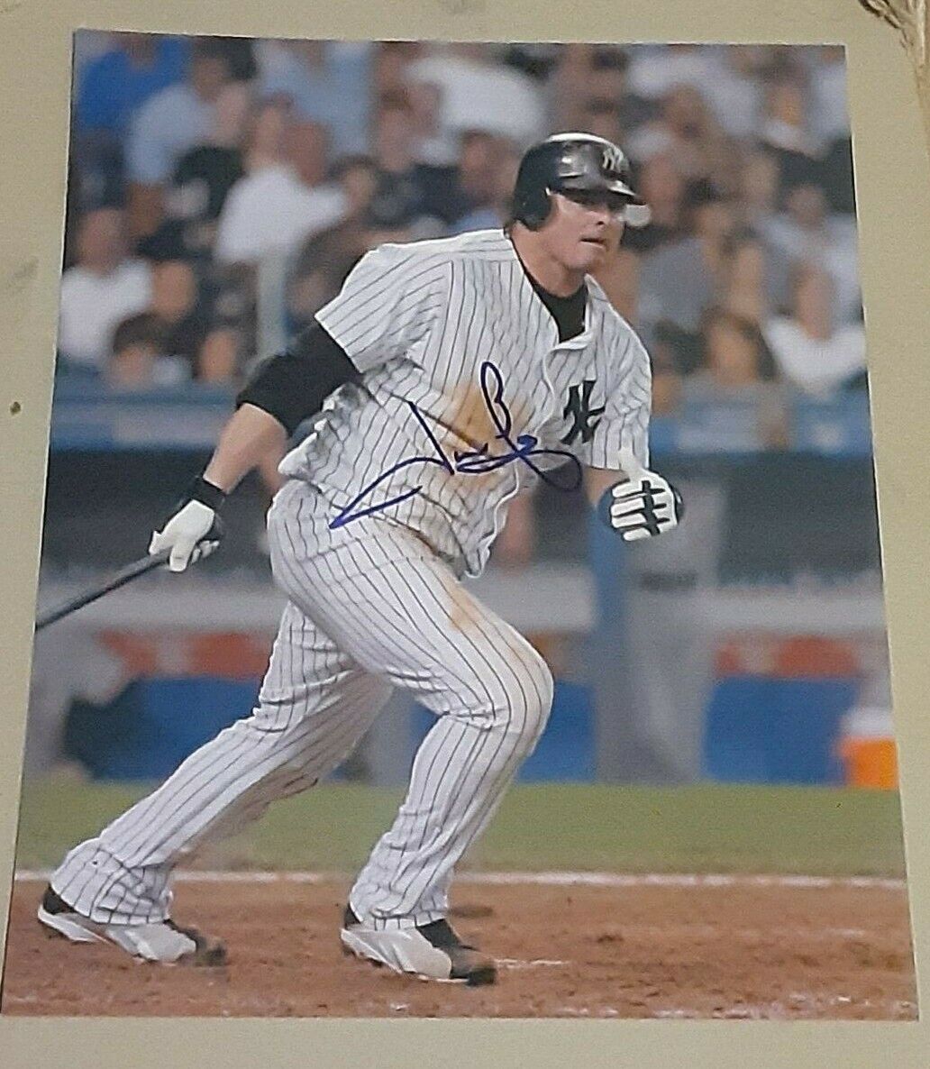 Jason Giambi New York Yankees SIGNED AUTOGRAPHED 8x10 Photo Poster painting COA Oakland A's