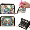2pcs Animal Pattern Diamond Painting Fashion Card Holder Compact Coin Purse