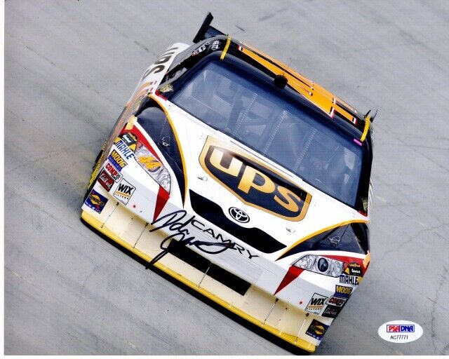 Dale Jarrett Signed Autographed Auto Racing UPS 8x10 inch Photo Poster painting + PSA/DNA COA