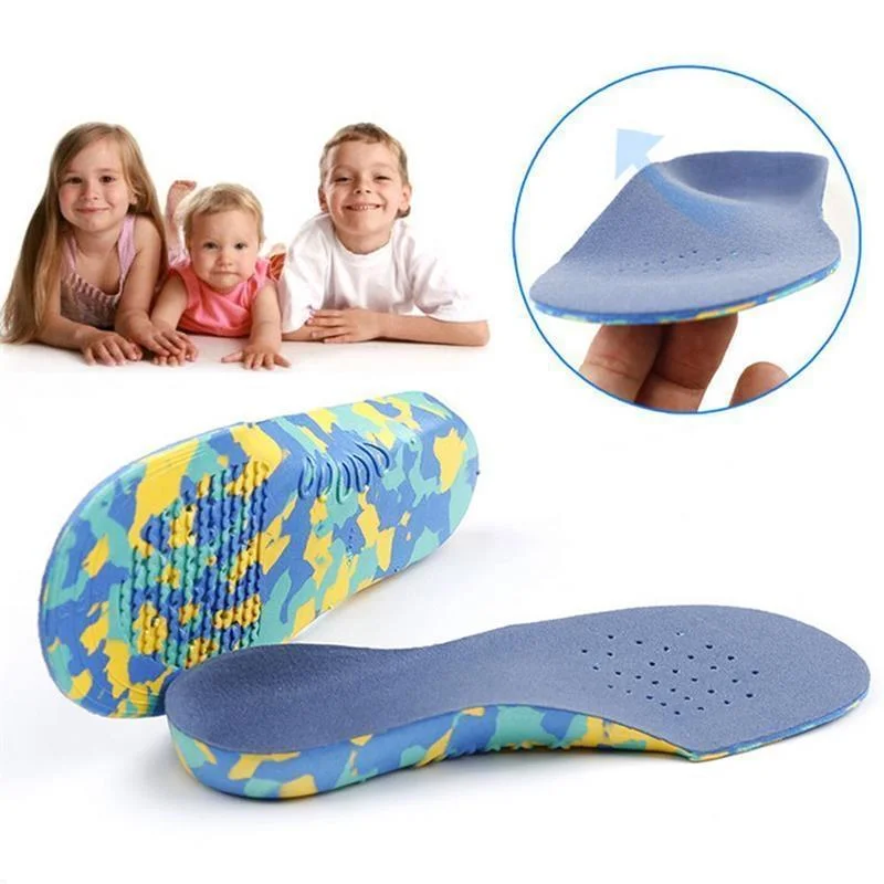 One Pair Children Flat Feet Arch Support Insoles Orthopedic Shoe Insole, Size:23-25