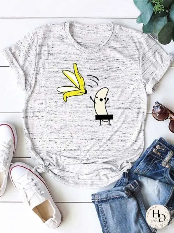 Cartoon Print Tee