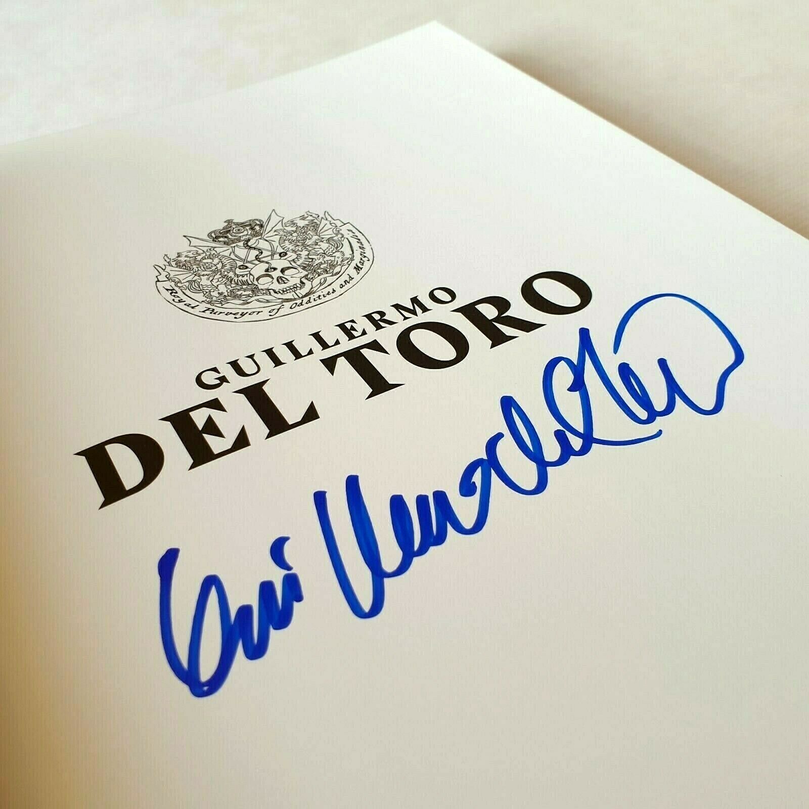 GUILLERMO DEL TORO - AT HOME WITH MONSTERS Signed Autographed Book RACC TRUSTED