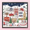 Winter Town-14CT Counted Cross Stitch 40*40cm/15.75*15.75in