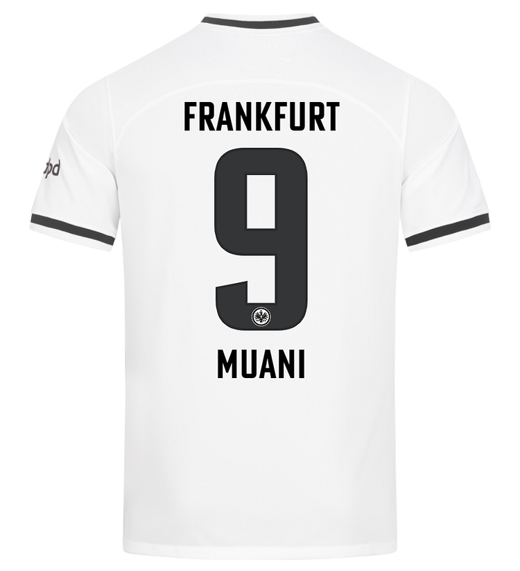 Eintracht Frankfurt Randal Kolo Muani 9 Trikot Heim 2022-2023