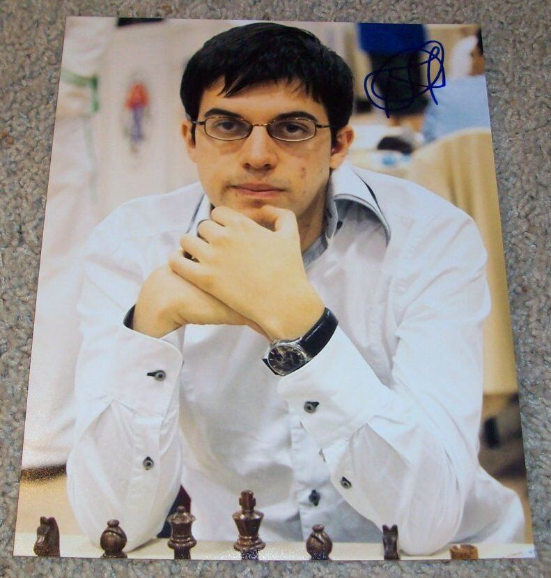 CHESS GRANDMASTER MAXIME VACHIER-LAGRAVE SIGNED AUTOGRAPH 8x10 Photo Poster painting C w/PROOF