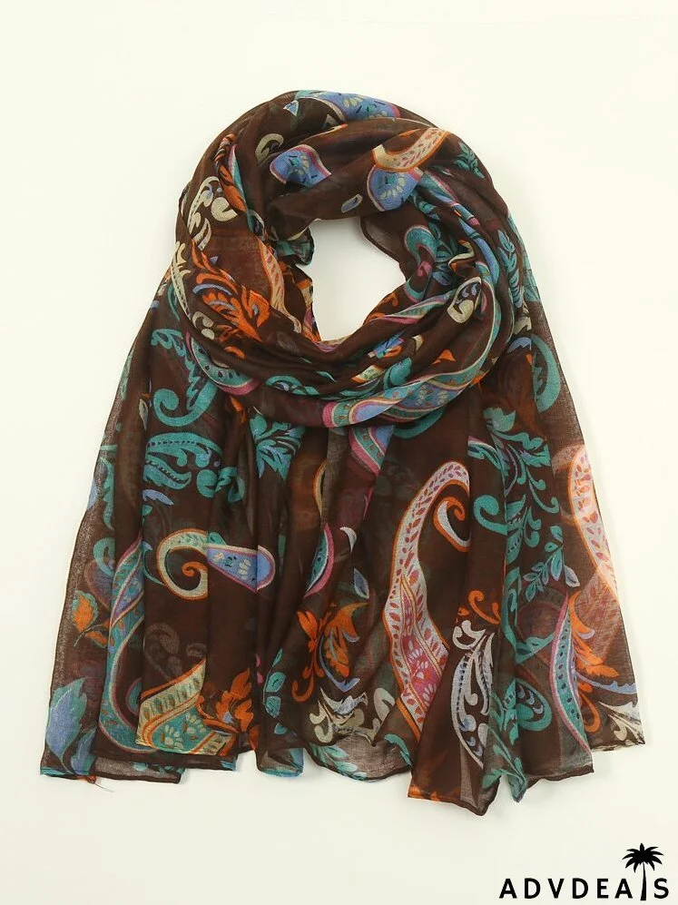 Paisley Print Scarf
