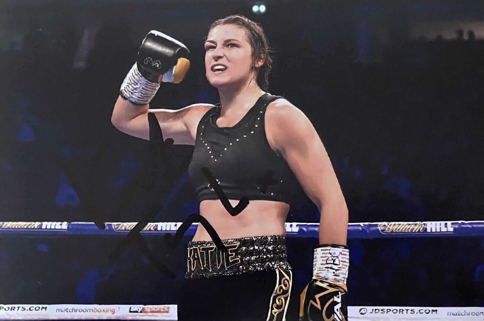 Katie Taylor Genuine Hand Signed Boxing 6X4 Photo Poster painting