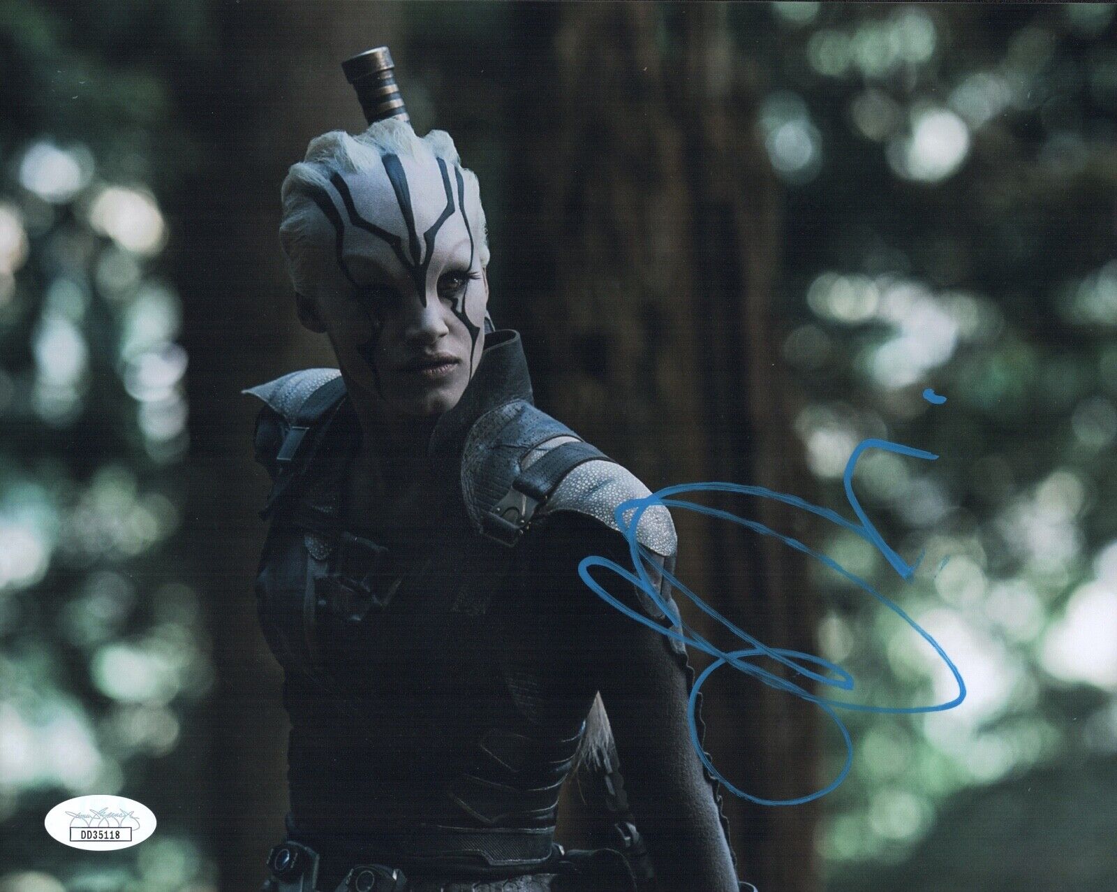 SOFIA BOUTELLA Signed 8x10 STAR TREK BEYOND Photo Poster painting In Person Autograph JSA COA