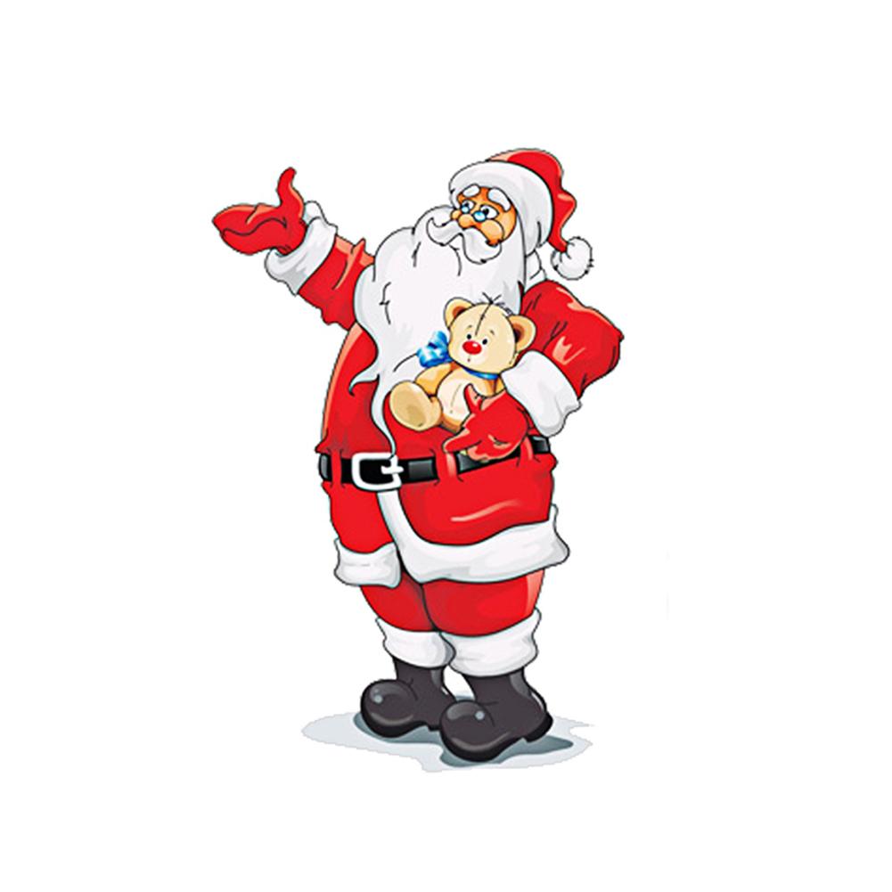 

Santa Claus Car Stickers Waterproof Auto Styling Decal Christmas Home Decor, A2, 501 Original