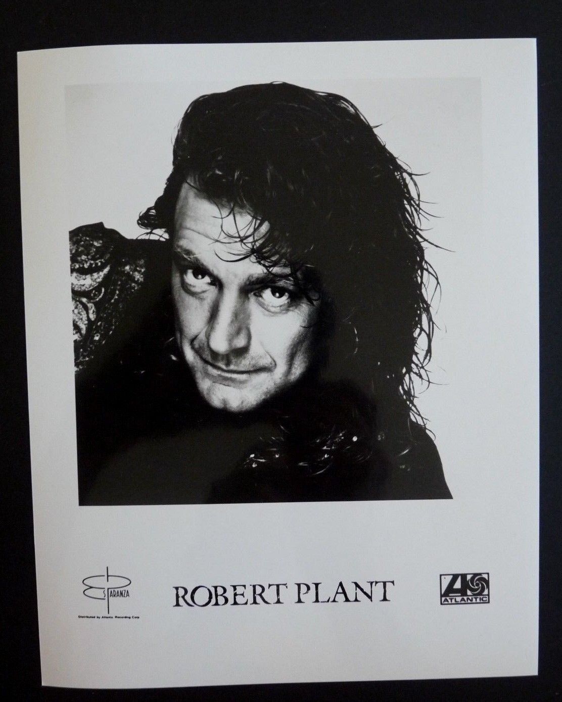 Robert Plant of Led Zeppelin Rare Promo 8x10 Photo Poster painting Atlantic #1