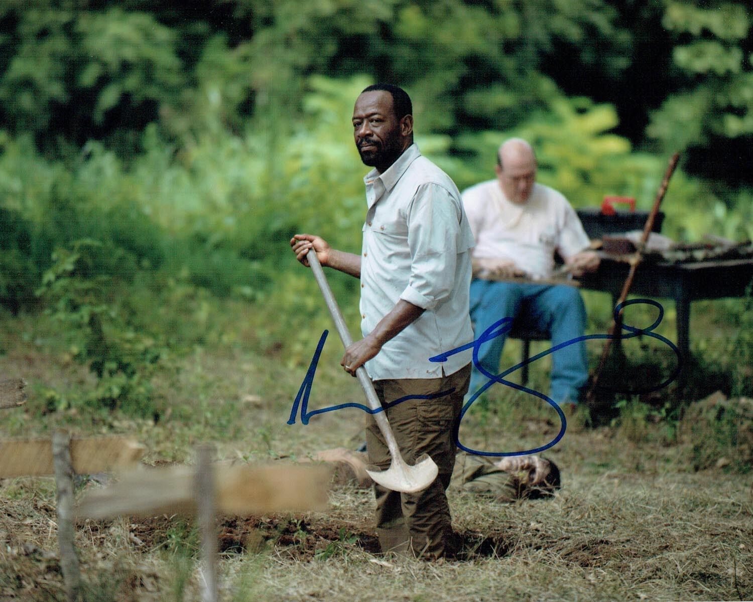 Lennie JAMES SIGNED Autograph Photo Poster painting 2 AFTAL COA MORGAN JONES The Walking Dead