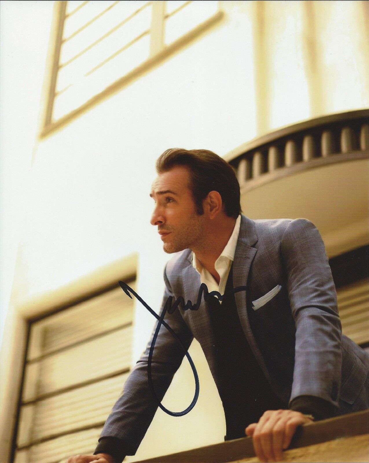 Jean Dujardin autograph - signed Photo Poster painting - The Artist