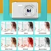 Compact Digital Camera with Fill Light (TF Card Not Included) HD Anti-Shake Student Camera Multiple Modes Portable Mini HD Video Camera Gift for Kids Teens and Starters