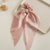 10PCS Chinlon Bowknot Ribbon Hair Band Scrunchies