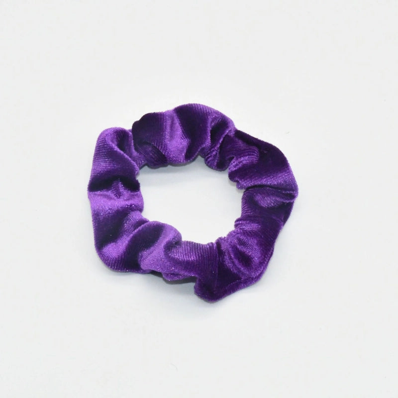 Retro Velvet Small Circle Sweet Color Hair Rope Korean Velvet High Elastic Simple Cute Small Intestinal Circle