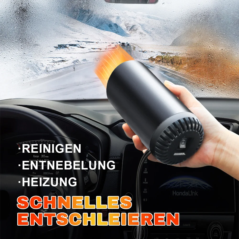 Meladen™ Schnelles Aufheizen der tassenförmigen Autoheizung zum Entnebeln