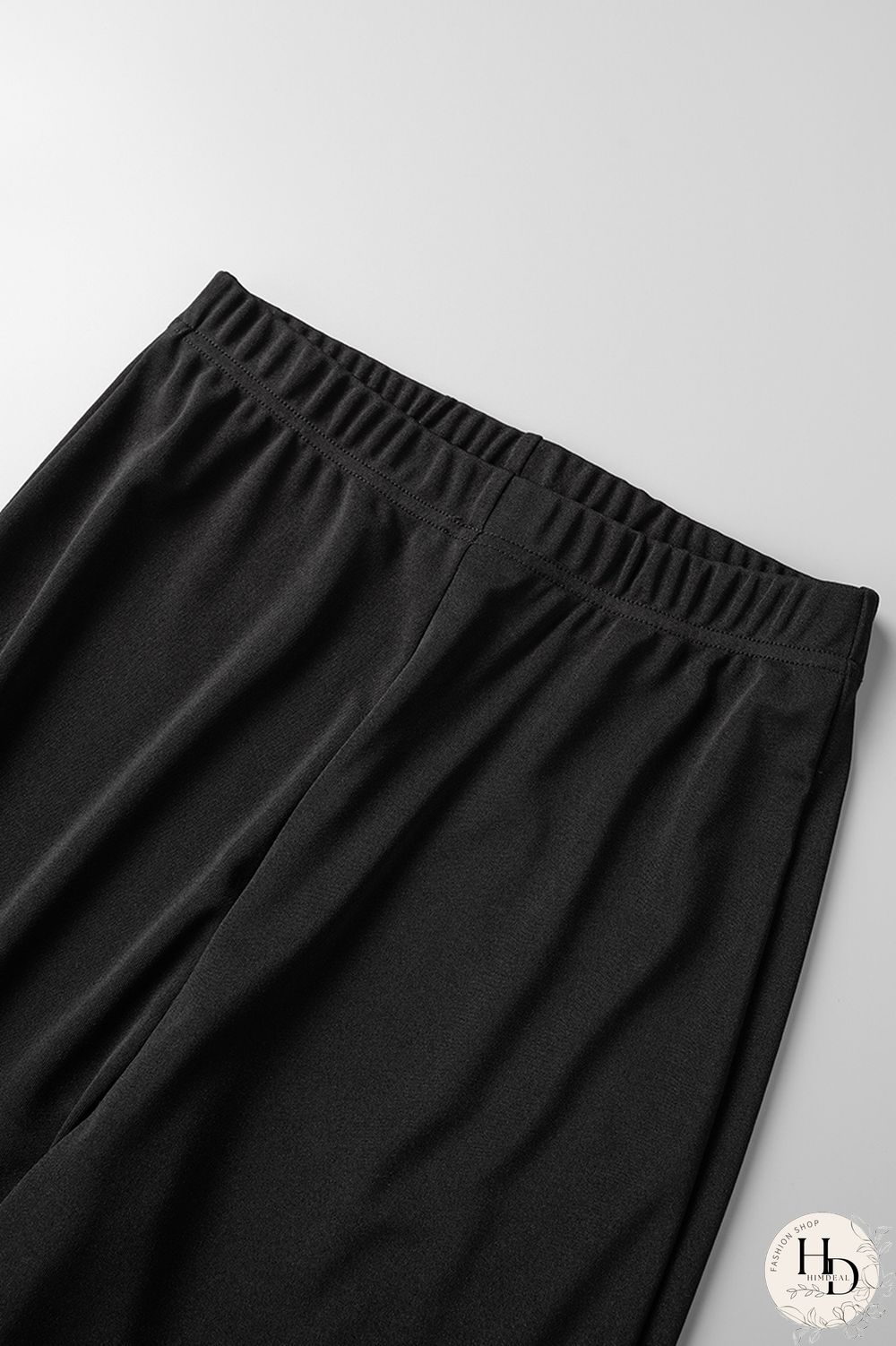 Black Elegant Solid Bandage Hollowed Out Sleeveless Two Pieces