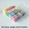 Multi-Color Embroidery Yarn with Transparent Storage Box Cross Stitch Supplies Sewing Embroidery Thread Set for Halloween Christmas Mothers Day