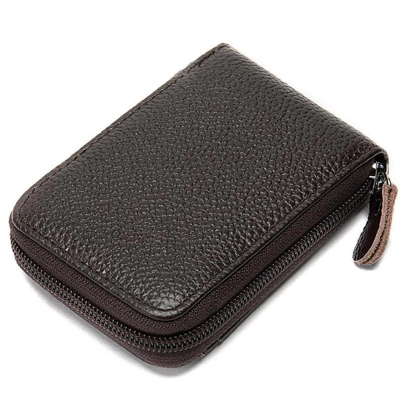 Unisex Creative Organ Card Holder Leather Large-Capacity Wallet