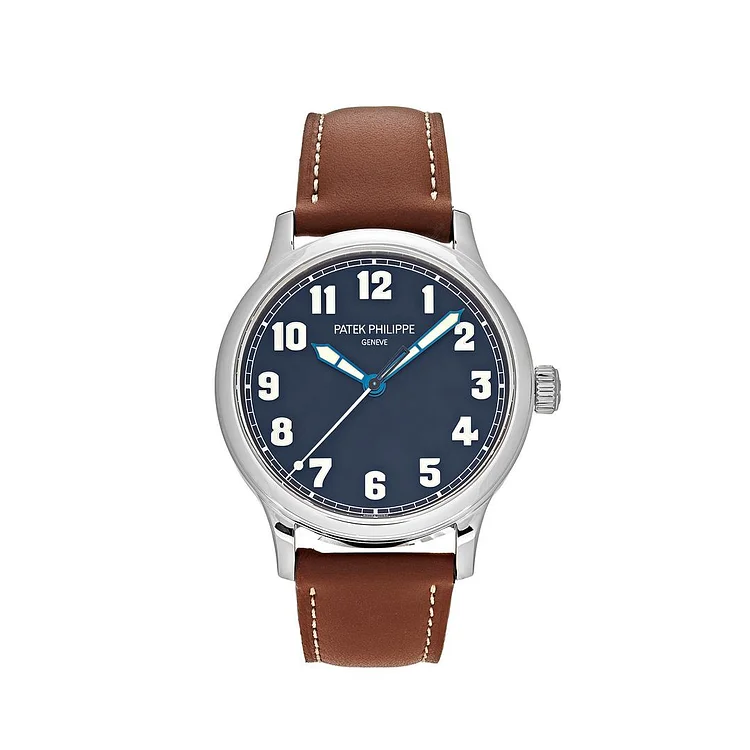 Patek Philippe Limited Edition "New York" Calatrava Pilot Steel Blue Dial 5522A-001