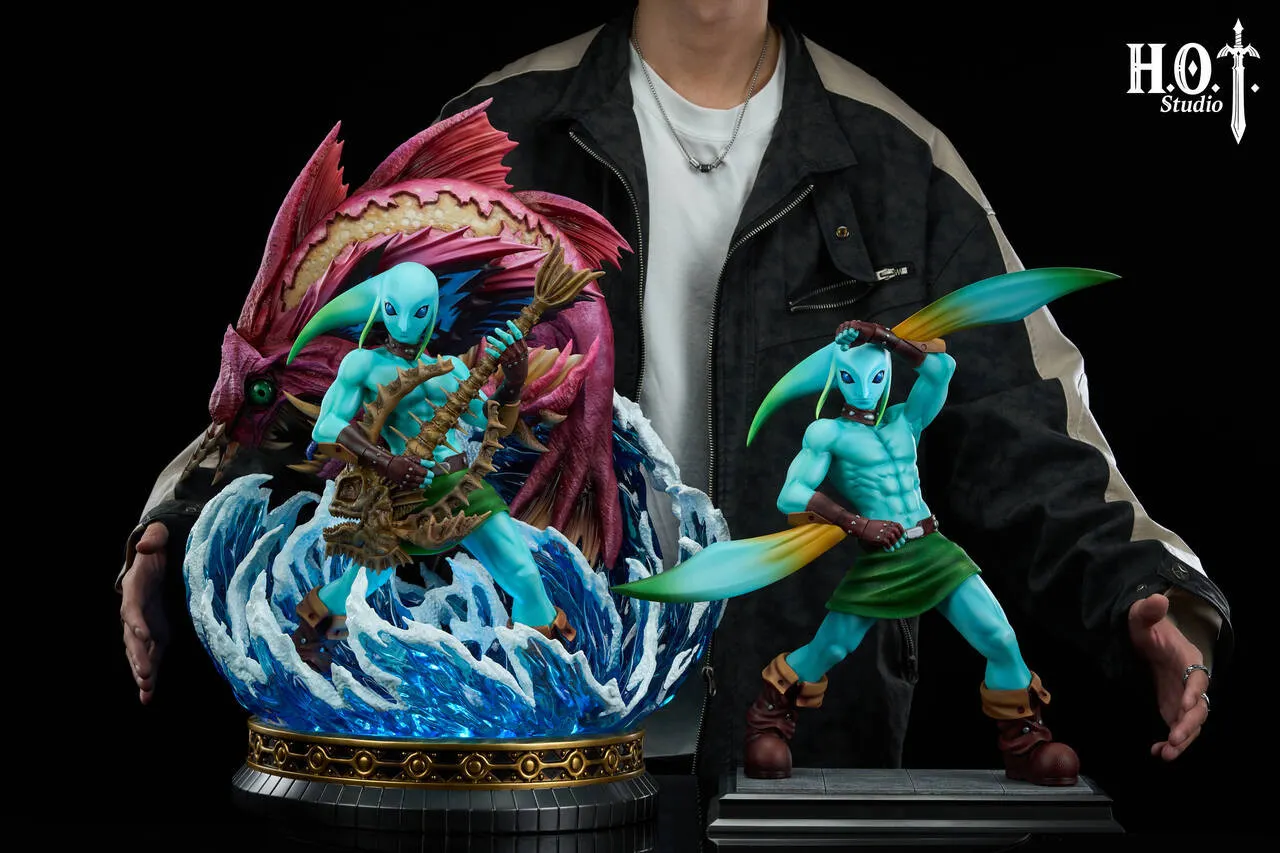 HOT Studio - Link Zora Form Link Figure The Legend of Zelda 1/4