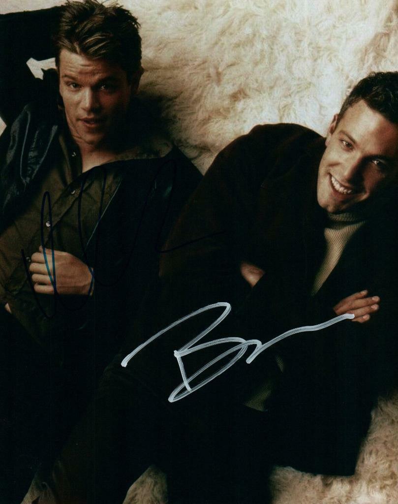 Matt Damon Ben Affleck autographed 8x10 Photo Poster painting signed Picture Nice and COA