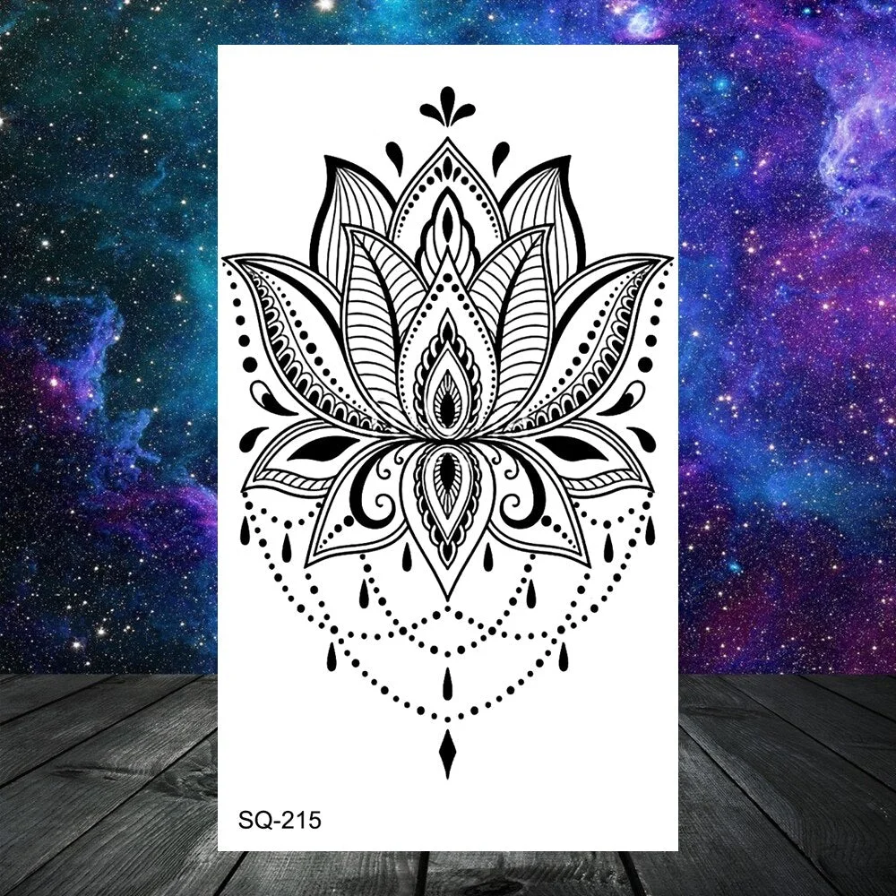 Black Whale Universe Planet Temporary Tattoos For Women Adult Men Constellation Outer Space Moon Fake Tattoo Small Tatoo Paper