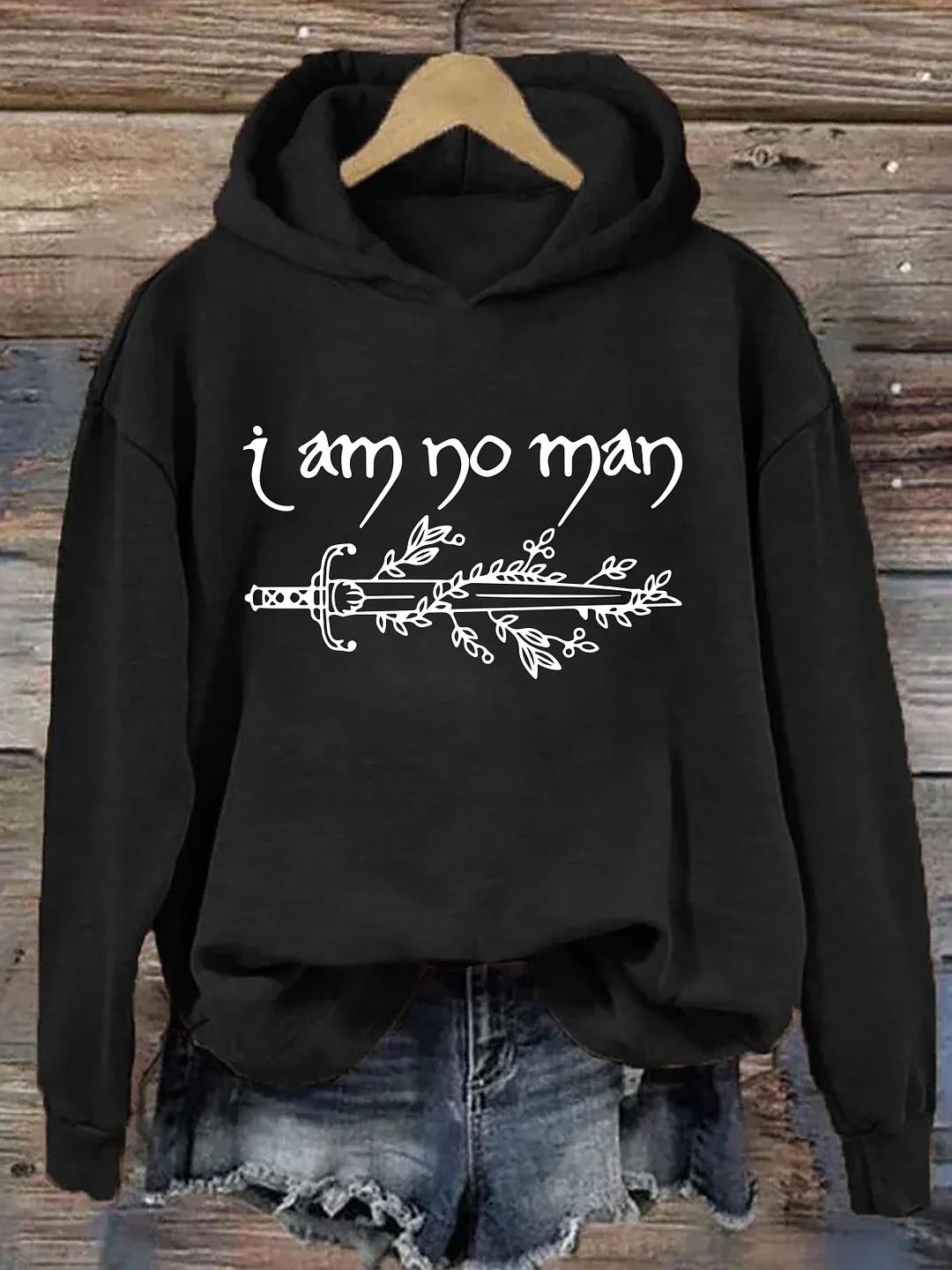 I Am No Man Hoodie