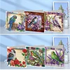 6Pcs Diamond Painting Flowers and Birds Greeting Card Set with Envelopes for Beginner Adult Holiday Gifts