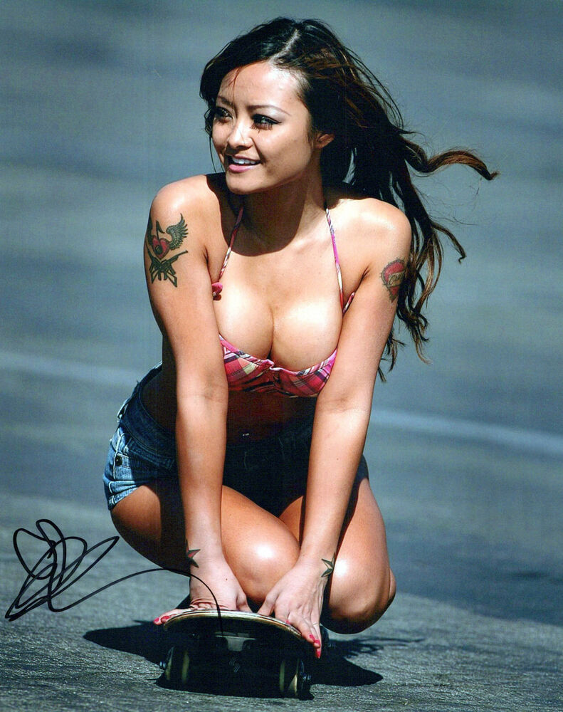 Tila Tequila glamour shot autographed Photo Poster painting signed 8x10 #9