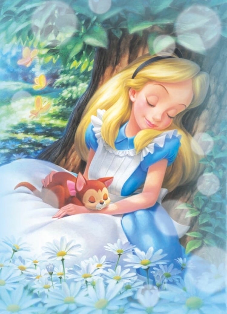 

Alice Under Tree – Paint By Numbers - 40*50CM, 501 Original