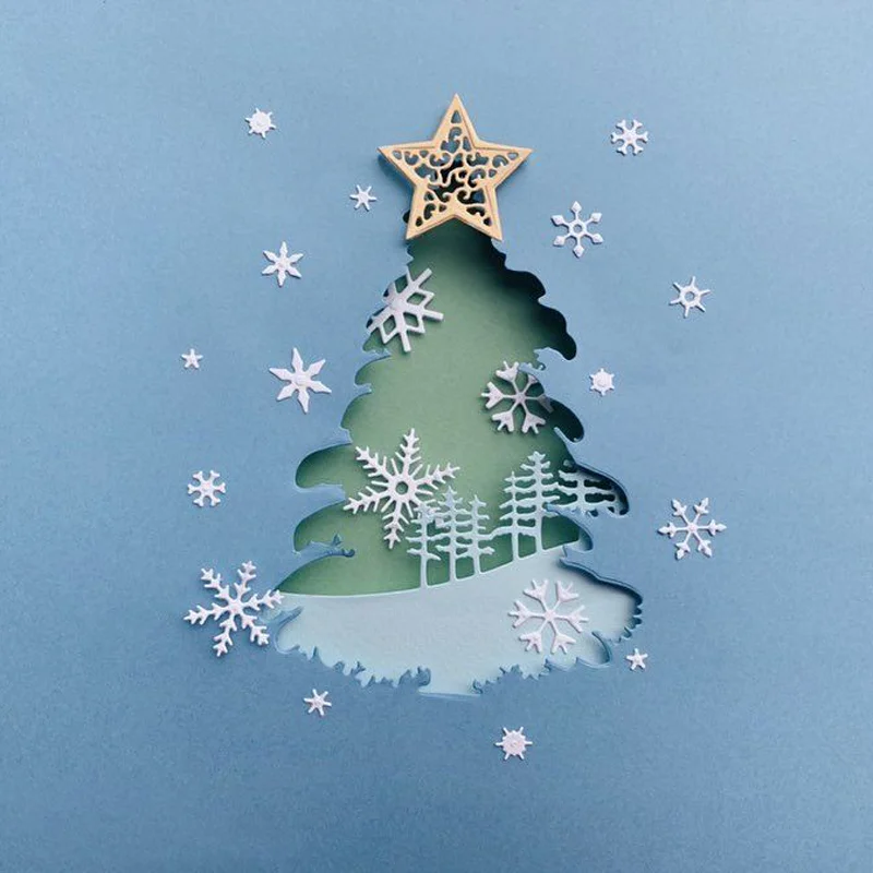 Nigikala Goddess Metal Cutting Dies Small Snowflake set diy Scrapbooking Photo Album Decorative Embossing Paper Card Crafts Die