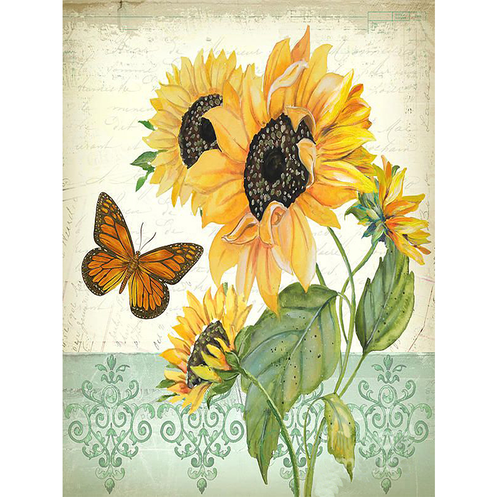 

chrysanthemum - Round Drill Diamond Painting - 30*40CM, 501 Original