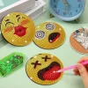 6 pcs set DIY Diamond Painting Coaster | Cartoon