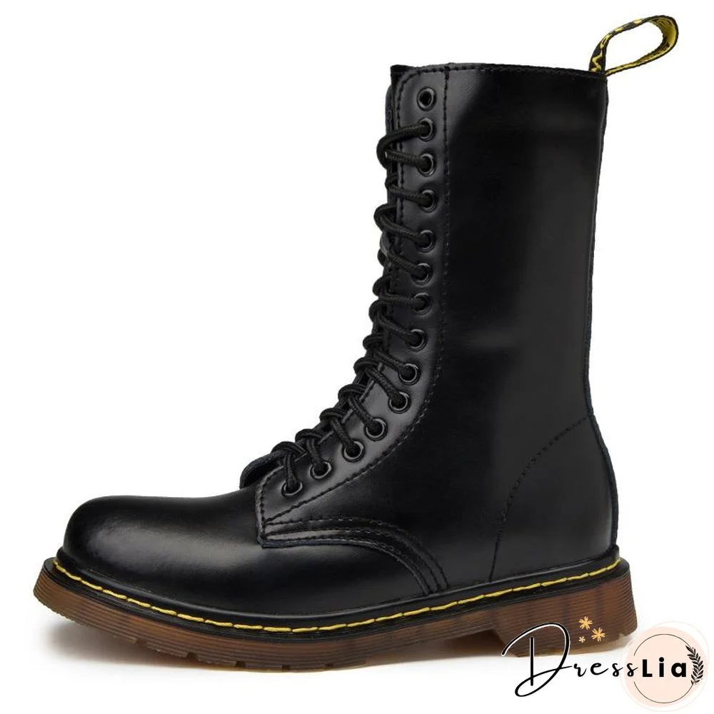 Autumn and winter all-match Martin boots high-top shoes men's Korean version of the trendy casual Gaobang sports waterproof non-slip retro boots