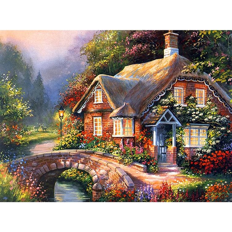 Paint By Number - House Scenery