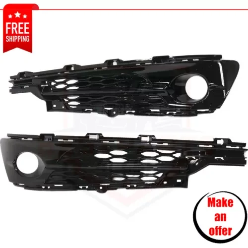 Dronehint Fog Light Trims set of 2 front left right for 2015-2017 Acura TLX Base, SH-AWD (For: Acura) Parts
