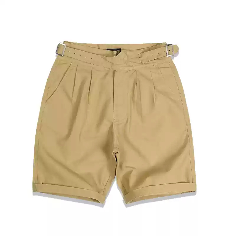 Vintage Military-Inspired Utility Shorts