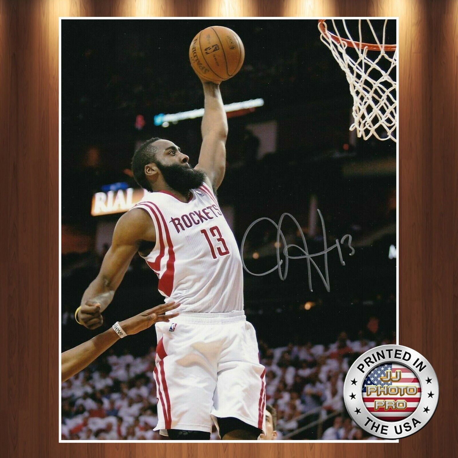 James Harden Autographed Signed 8x10 Photo Poster painting (Rockets) REPRINT