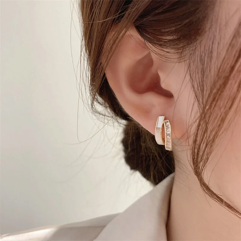 🐚Shell double-layer Earrings✨