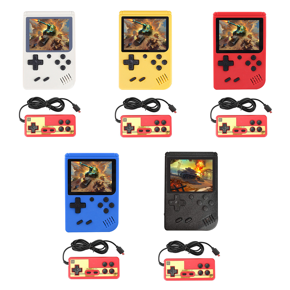 

500 Games Retro Handheld Game Console Pocket Mini Gamepad with Controller, Red, 501 Original
