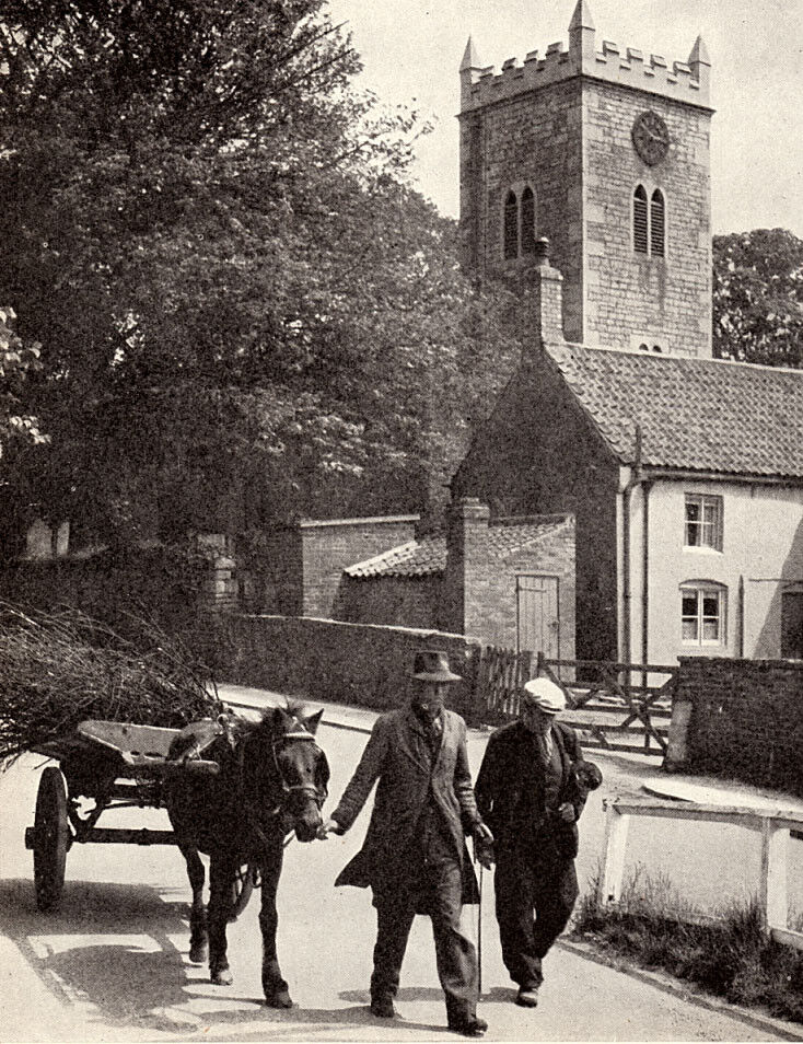 BLIDWORTH, NOTTINGHAM 'St Mary's Church' 1940s Vintage Photo Poster paintinggraph - reprint