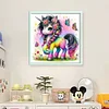Colorful Unicorn-14CT Counted Cross Stitch 40*40cm/15.75*15.75in
