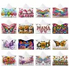 DIY Diamond Art Tissue Box Holder PULeather Crystal Mosaic Desktop Organizer Bag Resin Rhinestone Storage Organizer Gem Art Home Office Decor Craft Gift for Women