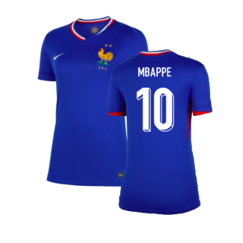 Maillot France Femme Kylian Mbappé 10 Domicile Euro 2024