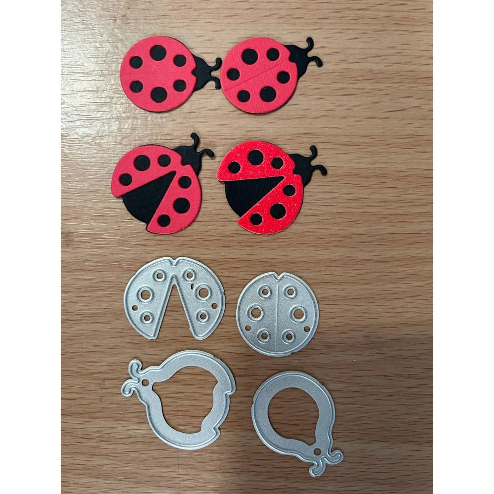 Ladybug Metal Cutting Dies Stencil Template For DIY Scrapbooking Embossing Paper Greeting Card Album Decor Mold Craft Dies 2019