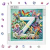 Butterfly Flower Z 5D Partial Drill DIY Diamond Painting Kit 30*30cm